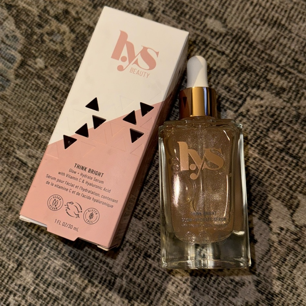 Lys beauty: THINK BRIGHT GLOW + HYDRATE SERUM WITH VITAMIN C & HYALURONIC ACID